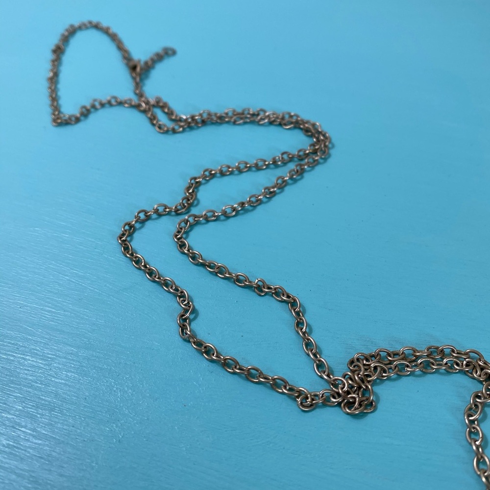 Feather Rhinestone Necklace - Picture 4 of 5